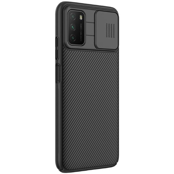 Nillkin - Xiaomi Poco M3 Hülle - Plastik Hardcase - CamShield Series - schwarz
