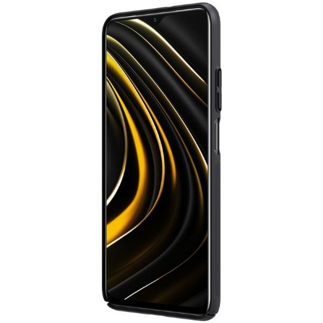 Nillkin - Xiaomi Poco M3 Hülle - Plastik Case - Super Frosted Shield Series - schwarz