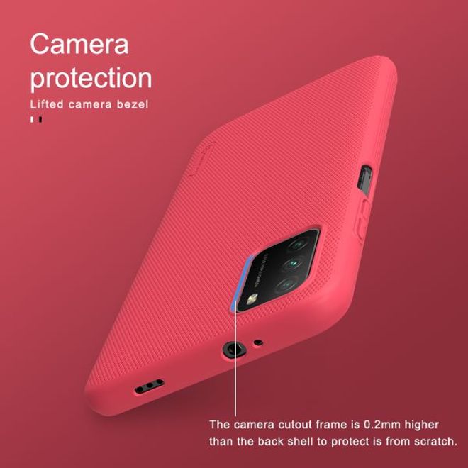Nillkin - Xiaomi Poco M3 Hülle - Plastik Case - Super Frosted Shield Series - rot