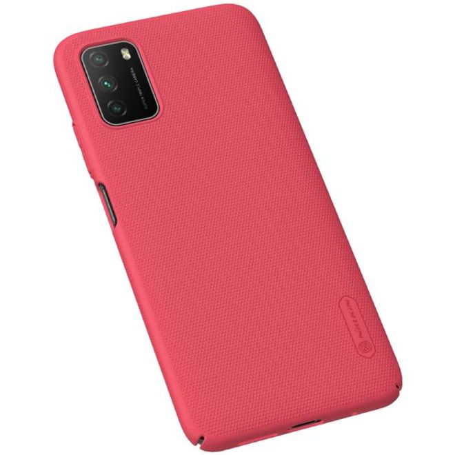 Nillkin - Xiaomi Poco M3 Hülle - Plastik Case - Super Frosted Shield Series - rot