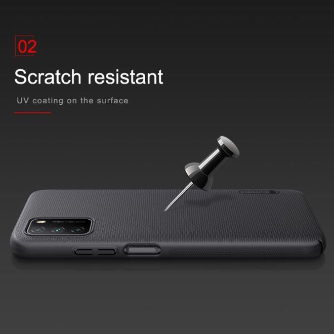 Nillkin - Xiaomi Poco M3 Hülle - Plastik Case - Super Frosted Shield Series - rot