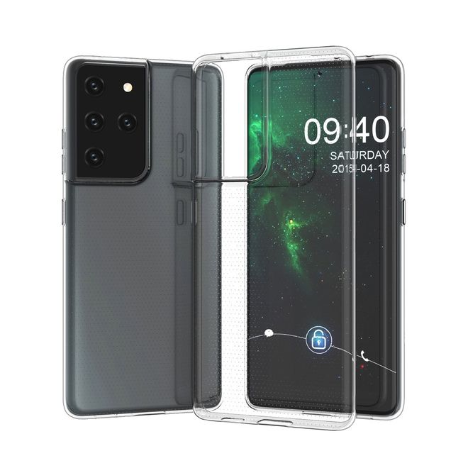 Samsung Galaxy S21 Ultra Handyhülle - Ultrathin Softcase TPU Series - transparent