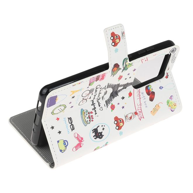 Samsung Galaxy S21 Ultra Handy Hülle - Leder Bookcover Image Series - Paris