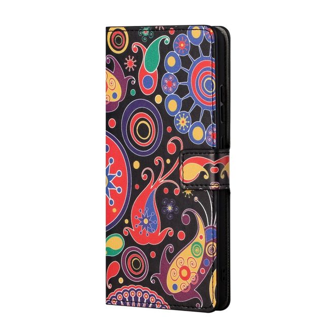 Samsung Galaxy S21+ Handy Hülle - Leder Bookcover Image Series - farbiges Muster