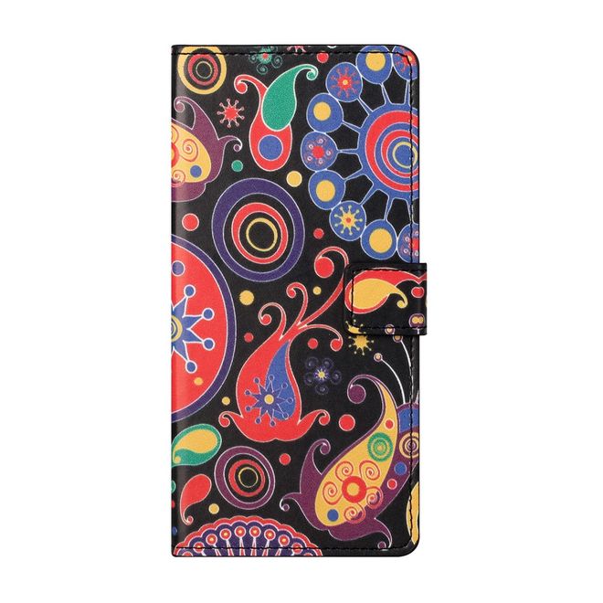 Samsung Galaxy S21+ Handy Hülle - Leder Bookcover Image Series - farbiges Muster