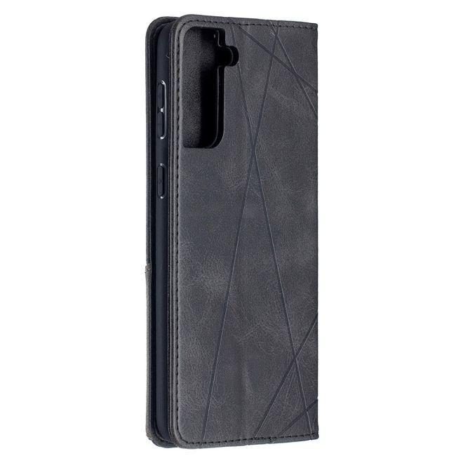 Samsung Galaxy S21+ Hülle - Elegantes Bookcover - schwarz