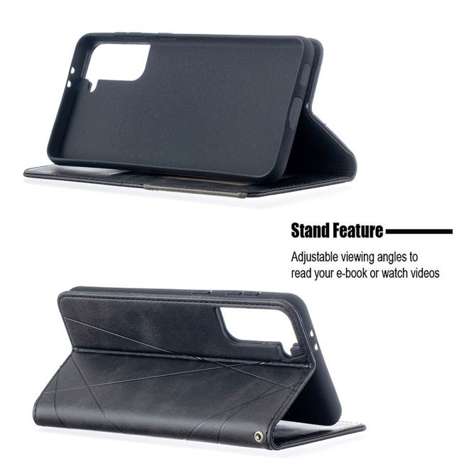 Samsung Galaxy S21+ Hülle - Elegantes Bookcover - schwarz