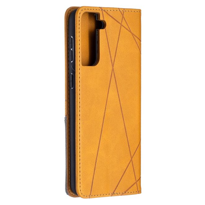 Samsung Galaxy S21+ Hülle - Elegantes Bookcover - braun