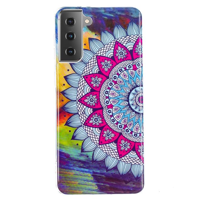 Samsung Galaxy S21 Handyhülle - fluoreszierendes Softcase - schönes Muster