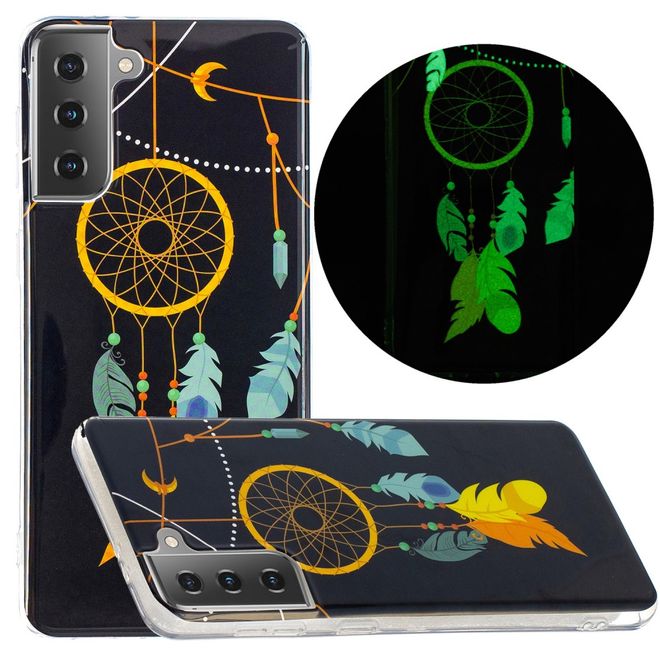 Samsung Galaxy S21 Handyhülle - fluoreszierendes Softcase - Traumfänger