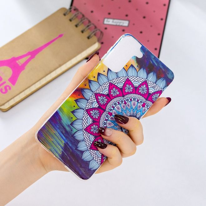 Samsung Galaxy S21+ Handyhülle - fluoreszierendes Softcase - schönes Muster