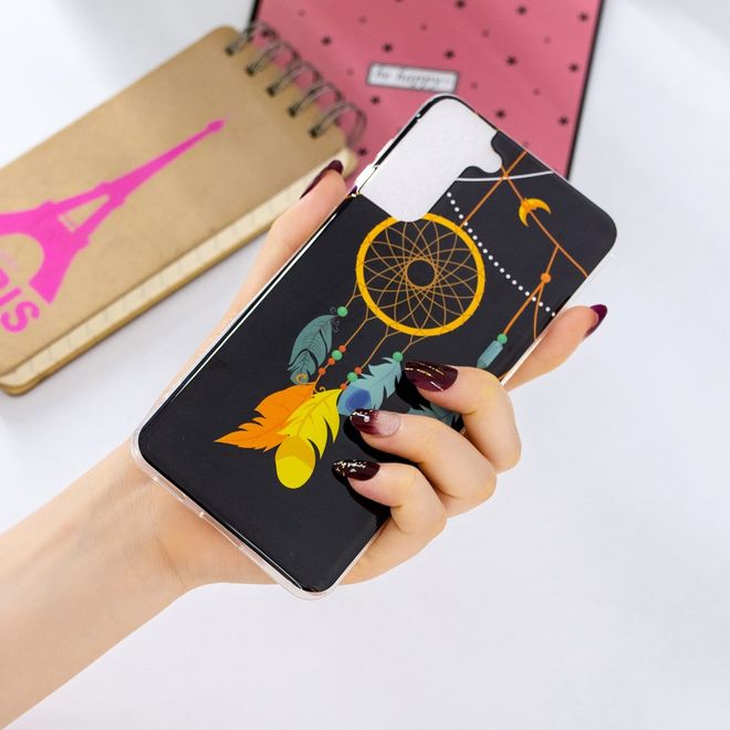 Samsung Galaxy S21+ Handyhülle - fluoreszierendes Softcase - Traumfänger