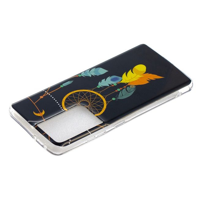 Samsung Galaxy S21 Ultra Handyhülle - fluoreszierendes Softcase - Traumfänger