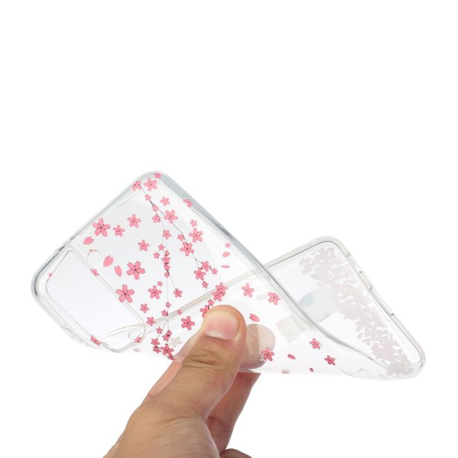 Samsung Galaxy S21 Handyhülle - Softcase Image Plastik Series - Katze und Blumen