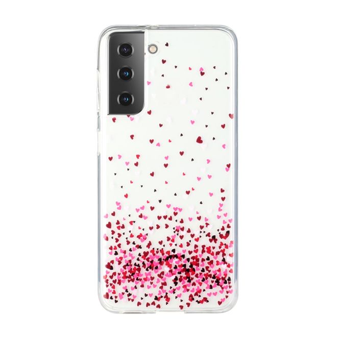 Samsung Galaxy S21+ Handyhülle - Softcase Image Plastik Series - kleine Herze
