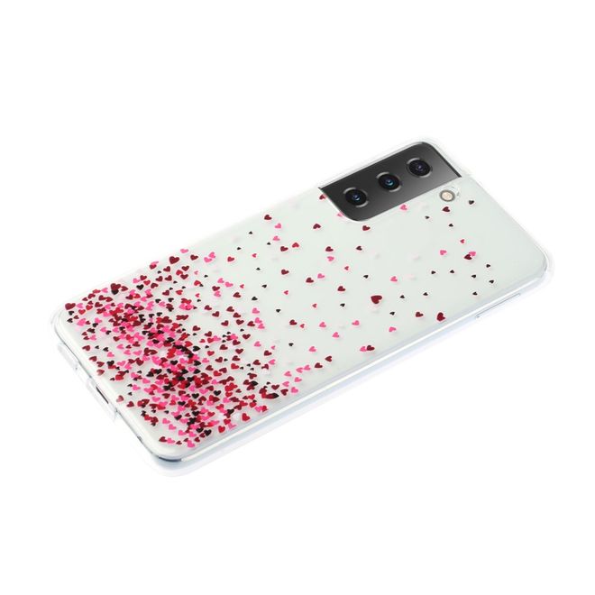 Samsung Galaxy S21+ Handyhülle - Softcase Image Plastik Series - kleine Herze