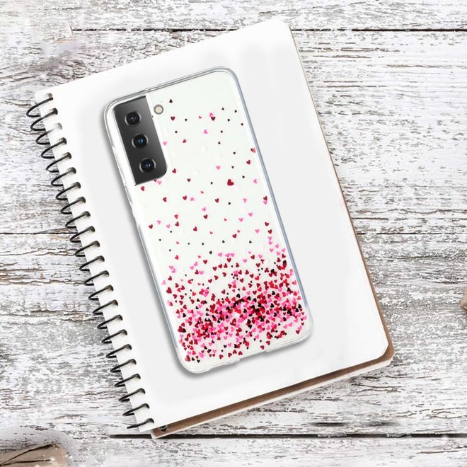 Samsung Galaxy S21+ Handyhülle - Softcase Image Plastik Series - kleine Herze