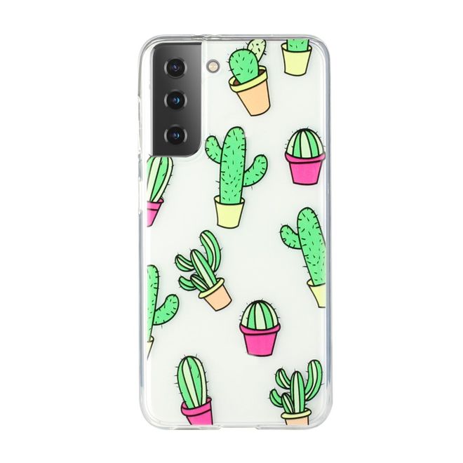 Samsung Galaxy S21+ Handyhülle - Softcase Image Plastik Series - Kaktus