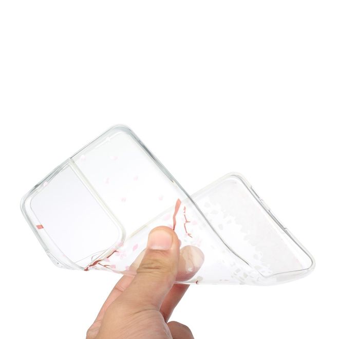 Samsung Galaxy S21 Ultra Handyhülle - Softcase Image Plastik Series - fallende Blüten