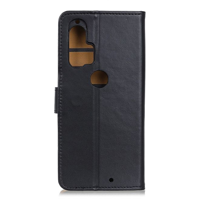 Motorola Edge Plus Handy Hülle - Classic II Leder Bookcover Series - schwarz