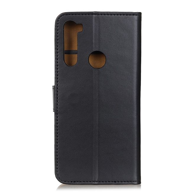 Motorola One Fusion Plus Handy Hülle - Classic II Leder Bookcover Series - schwarz