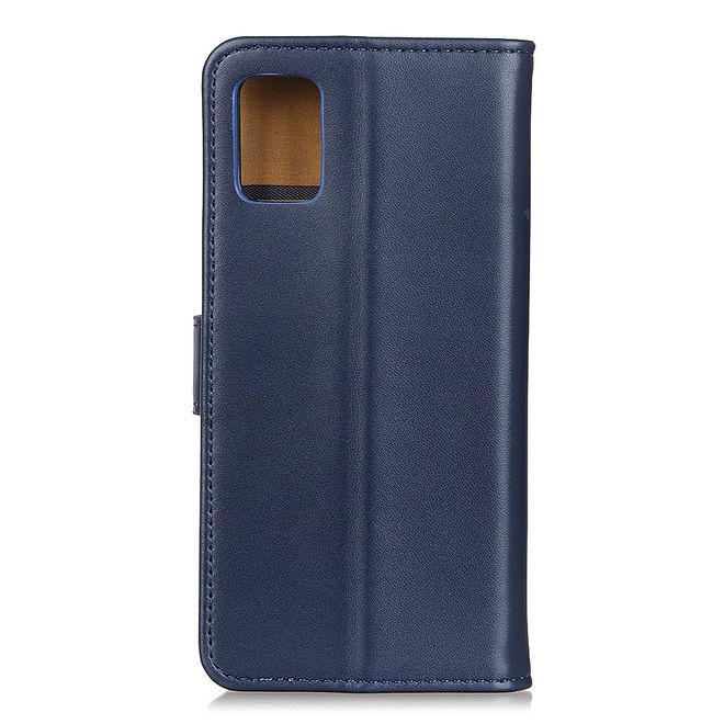 Xiaomi Poco M3 Handy Hülle - Classic II Leder Bookcover Series - blau