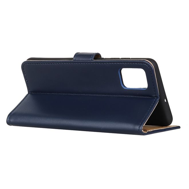 Xiaomi Poco M3 Handy Hülle - Classic II Leder Bookcover Series - blau