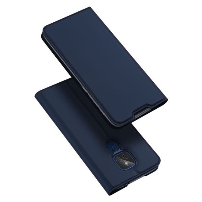 Dux Ducis - Motorola Moto G9 Play Hülle - Handy Bookcover - Skin Pro Series - blau