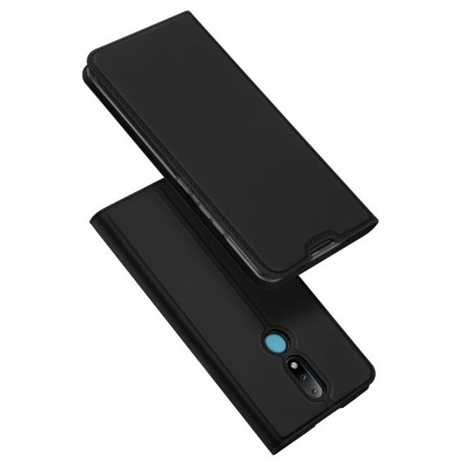Dux Ducis - Nokia 2.4 Hülle - Handy Bookcover - Skin Pro Series - schwarz