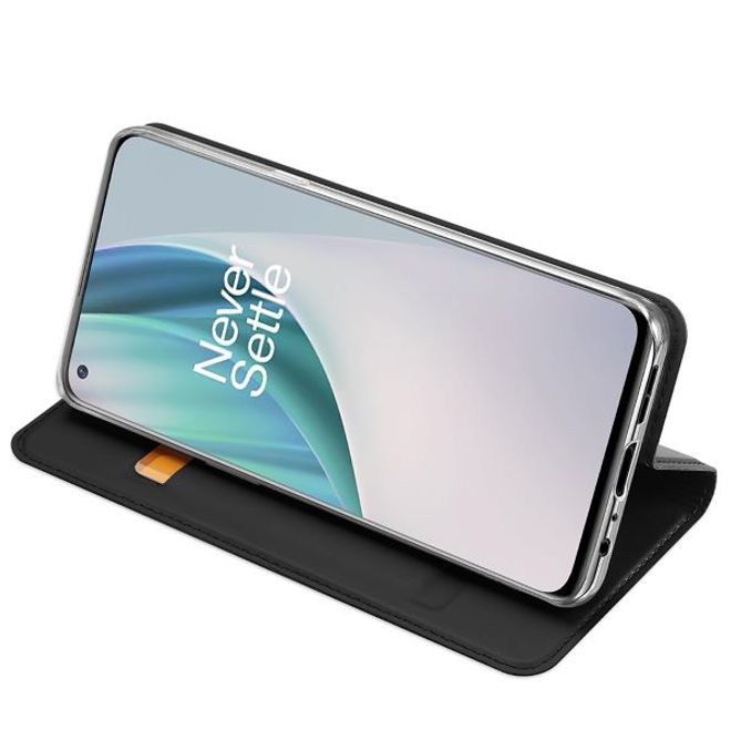 Dux Ducis - OnePlus Nord N10 5G Hülle - Handy Bookcover - Skin Pro Series - schwarz