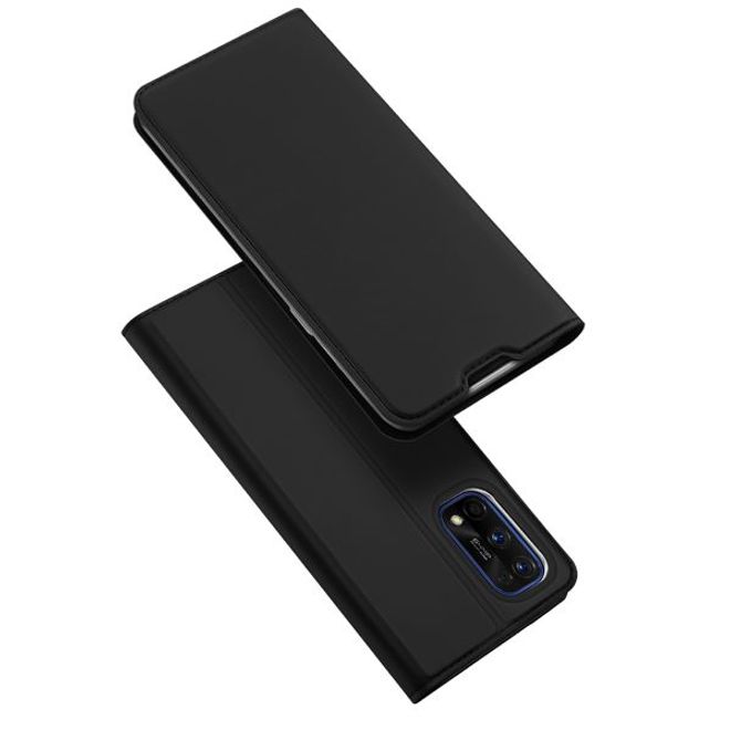 Dux Ducis - Realme 7 Pro Hülle - Handy Bookcover - Skin Pro Series - schwarz