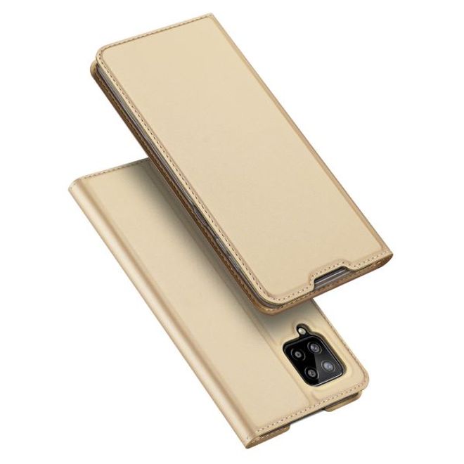 Dux Ducis - Samsung A42 5G Hülle - Handy Bookcover - Skin Pro Series - gold