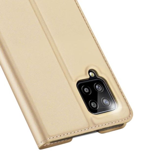 Dux Ducis - Samsung A42 5G Hülle - Handy Bookcover - Skin Pro Series - gold