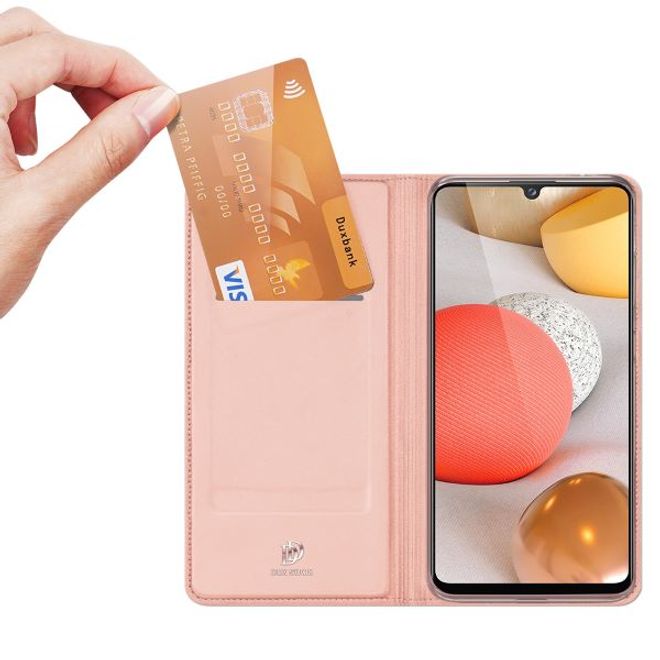 Dux Ducis - Samsung A42 5G Hülle - Handy Bookcover - Skin Pro Series - rosegold
