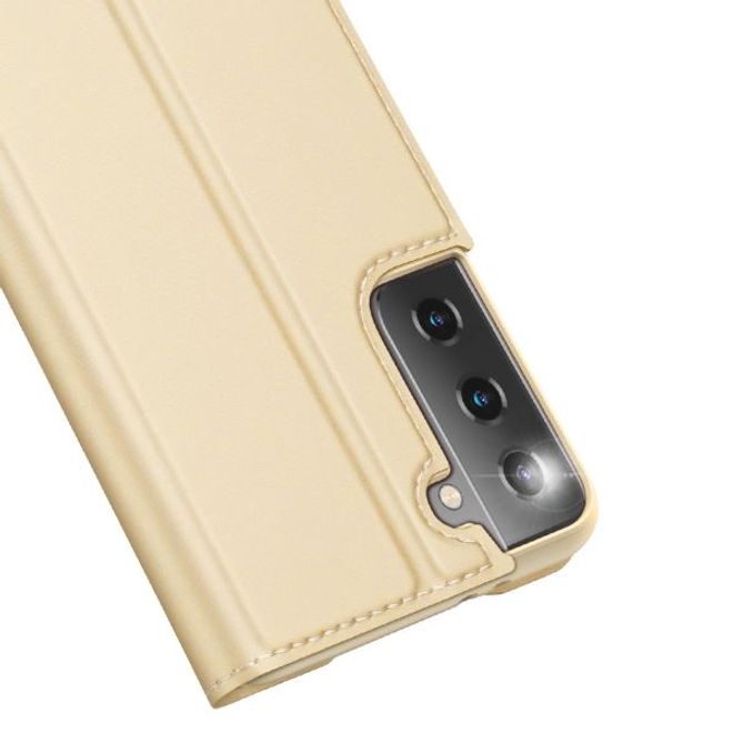 Dux Ducis - Samsung S21+ Hülle - Handy Bookcover - Skin Pro Series - gold