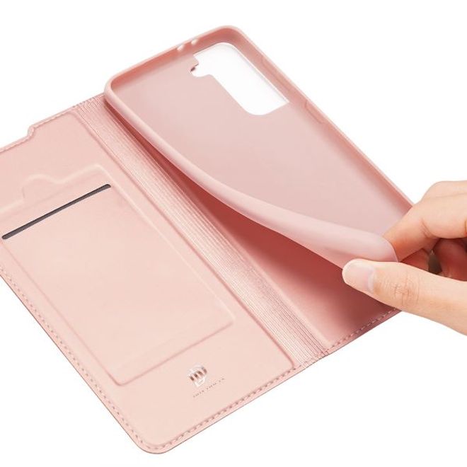 Dux Ducis - Samsung S21+ Hülle - Handy Bookcover - Skin Pro Series - rosegold
