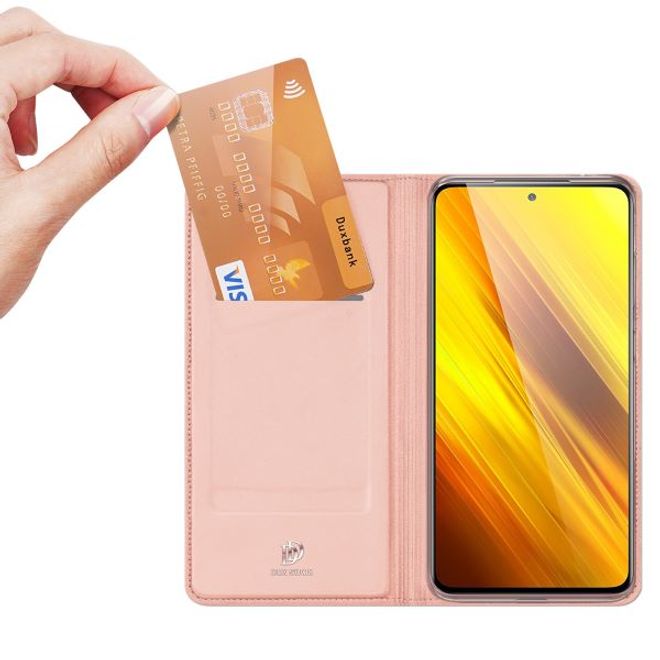 Dux Ducis - Xiaomi Poco X3 Pro / X3 NFC Hülle - Handy Bookcover - Skin Pro Series - rosegold
