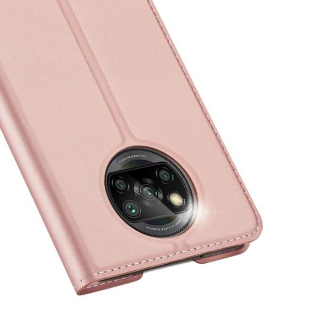 Dux Ducis - Xiaomi Poco X3 Pro / X3 NFC Hülle - Handy Bookcover - Skin Pro Series - rosegold