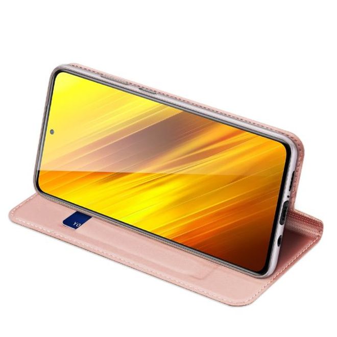 Dux Ducis - Xiaomi Poco X3 Pro / X3 NFC Hülle - Handy Bookcover - Skin Pro Series - rosegold