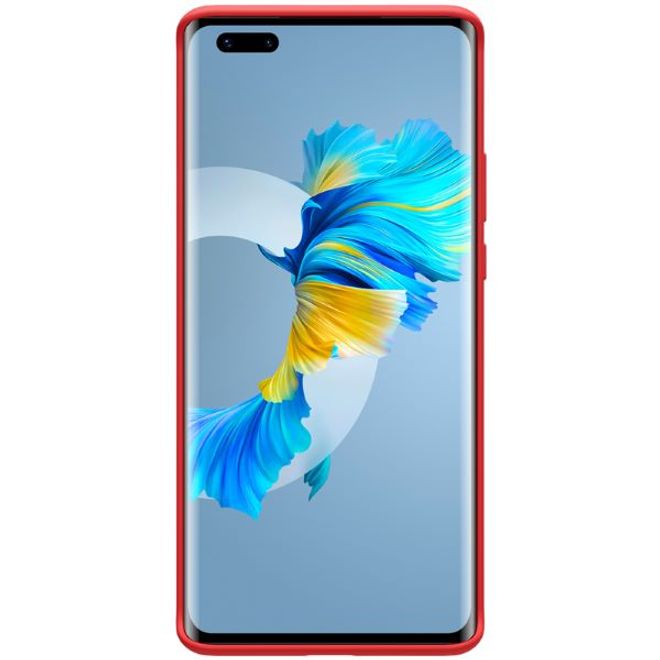 Nillkin - Huawei Mate 40 Pro Handyhülle - Case aus flexiblem Plastik/Silikon - Flex Pure Series - rot