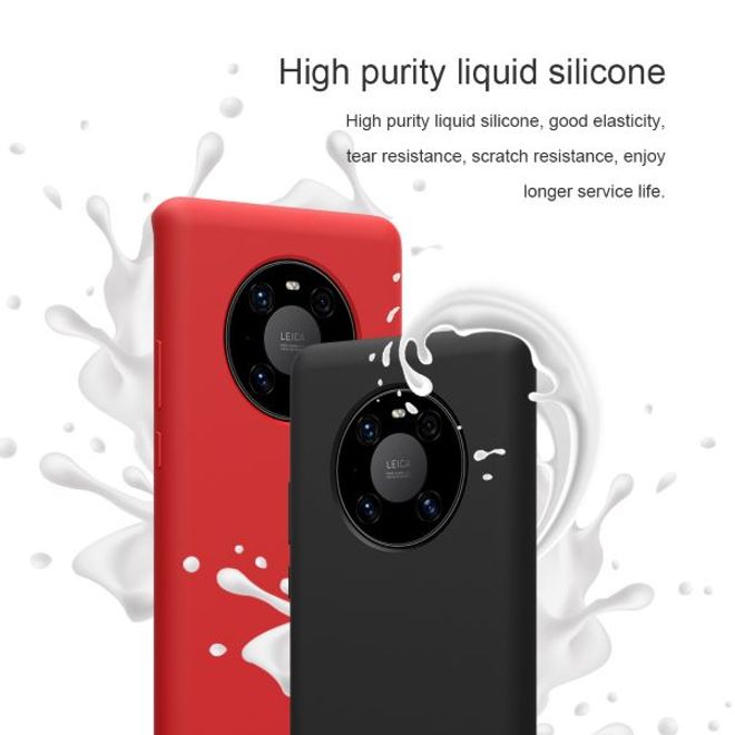 Nillkin - Huawei Mate 40 Pro Handyhülle - Case aus flexiblem Plastik/Silikon - Flex Pure Series - rot