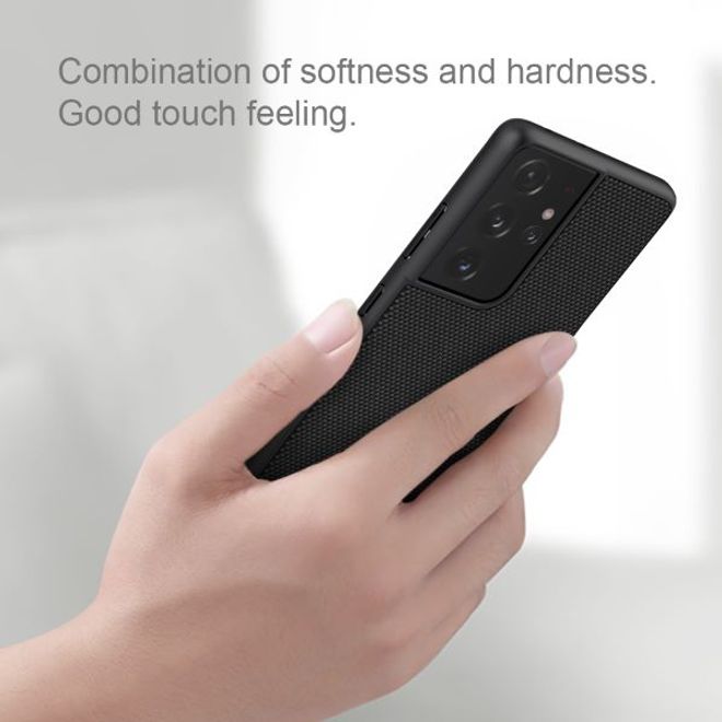 Nillkin - Samsung Galaxy S21 Ultra Hülle - Hardcase - Textured Series - schwarz