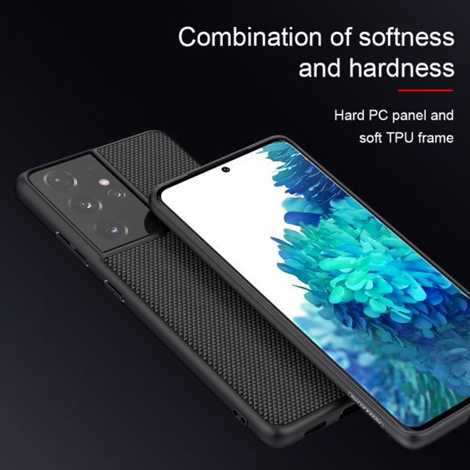 Nillkin - Samsung Galaxy S21 Ultra Hülle - Hardcase - Textured Series - schwarz