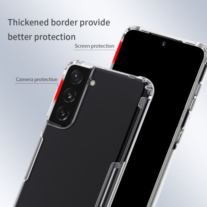 Nillkin - Samsung Galaxy S21 Hülle - Case aus elastischem Plastik - Nature Soft Series - grau