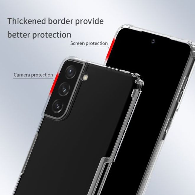Nillkin - Samsung Galaxy S21+ Hülle - Case aus elastischem Plastik - Nature Soft Series - grau