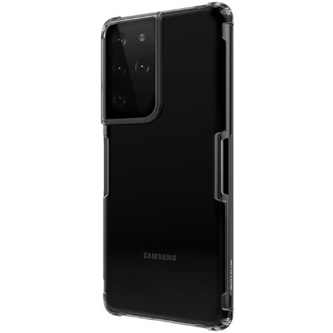 Nillkin - Samsung Galaxy S21 Ultra Hülle - Case aus elastischem Plastik - Nature Soft Series - grau
