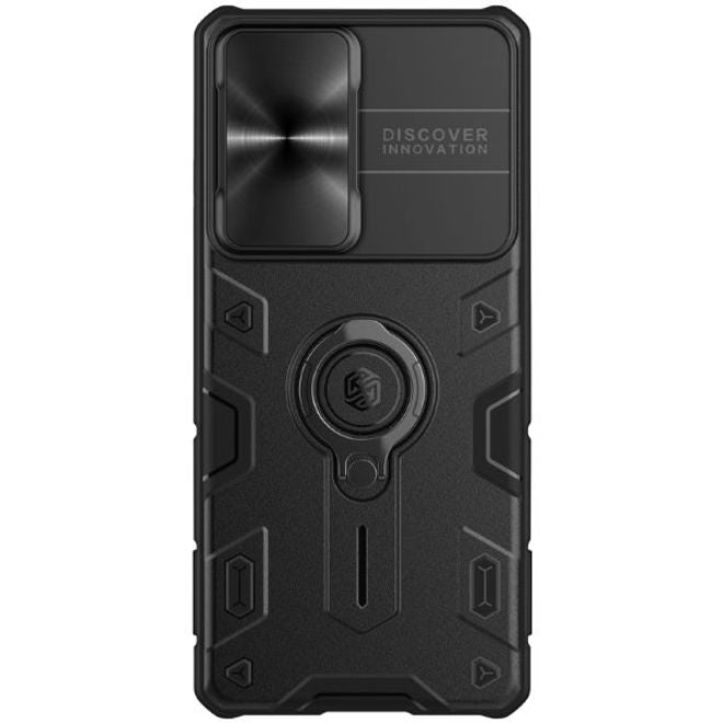 Nillkin - Samsung Galaxy S21 Ultra Hülle - Plastik Hardcase - CamShield Armor Series - schwarz