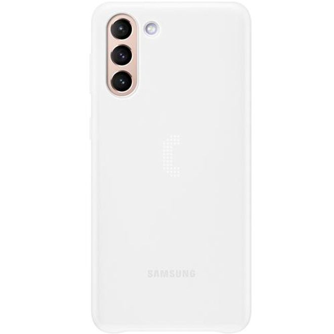 Samsung - Original Galaxy S21+ Hülle - Hardcover - Smart LED Cover - weiss