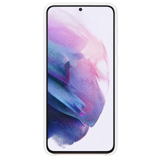 Samsung - Original Galaxy S21+ Hülle - Hardcover - Smart LED Cover - weiss
