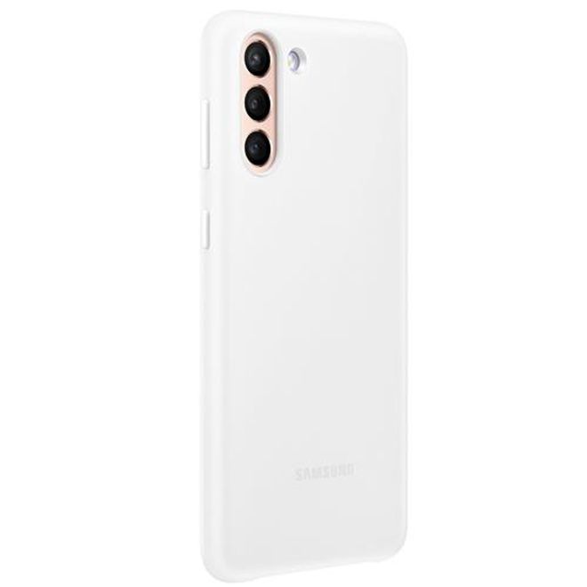 Samsung - Original Galaxy S21+ Hülle - Hardcover - Smart LED Cover - weiss